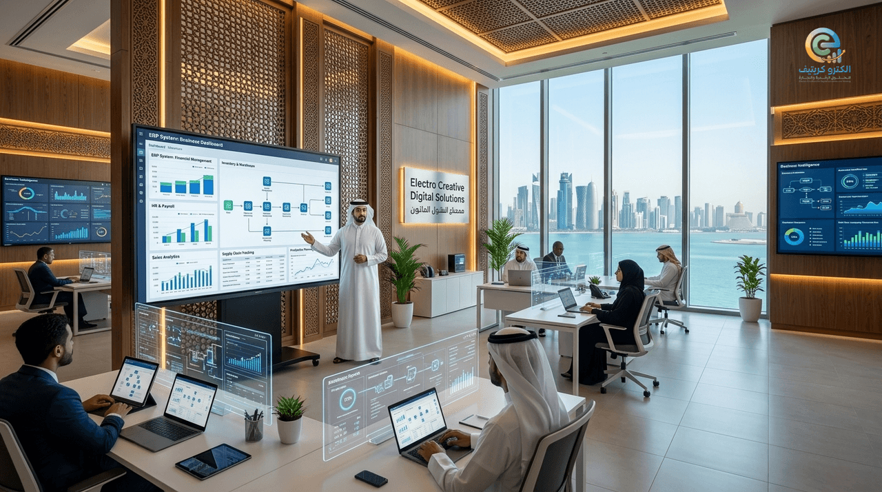 تنفيذ وتخصيص أنظمة ERP للأعمال - نظام متكامل لإدارة موارد شركتك