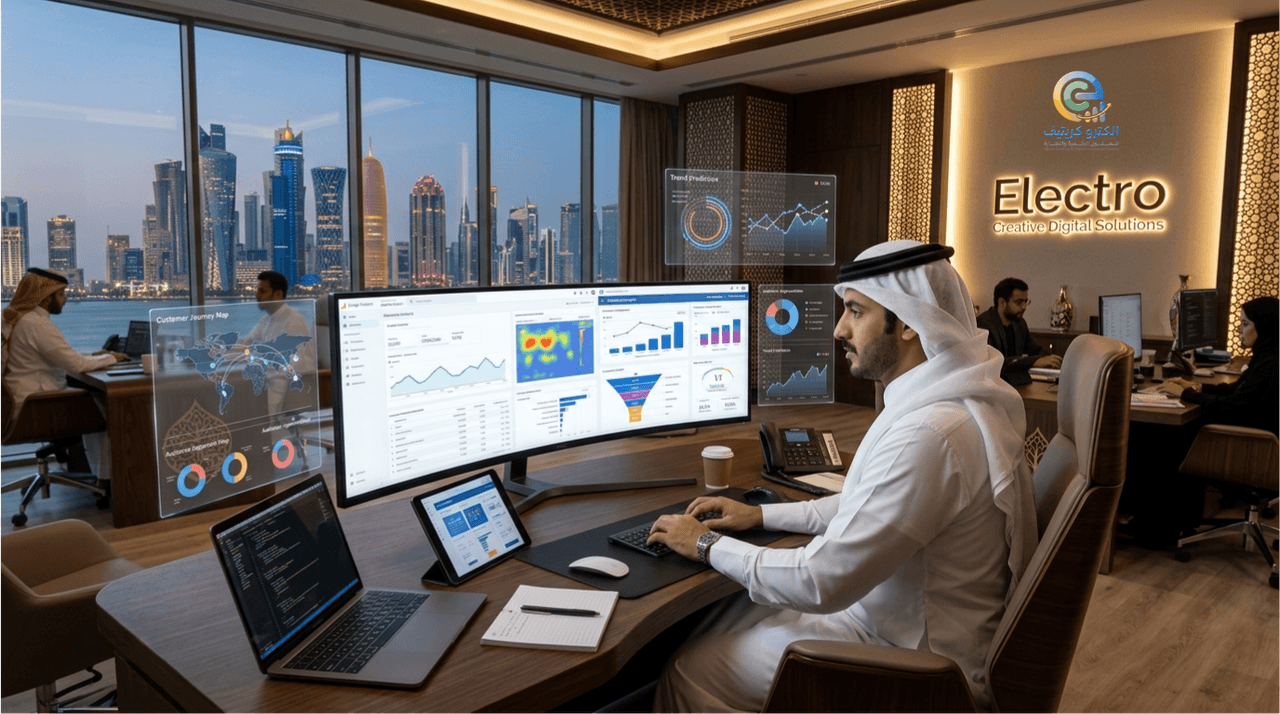 تحليل بيانات سلوك العملاء والأداء الرقمي - اتخاذ قرارات تسويقية ذكية