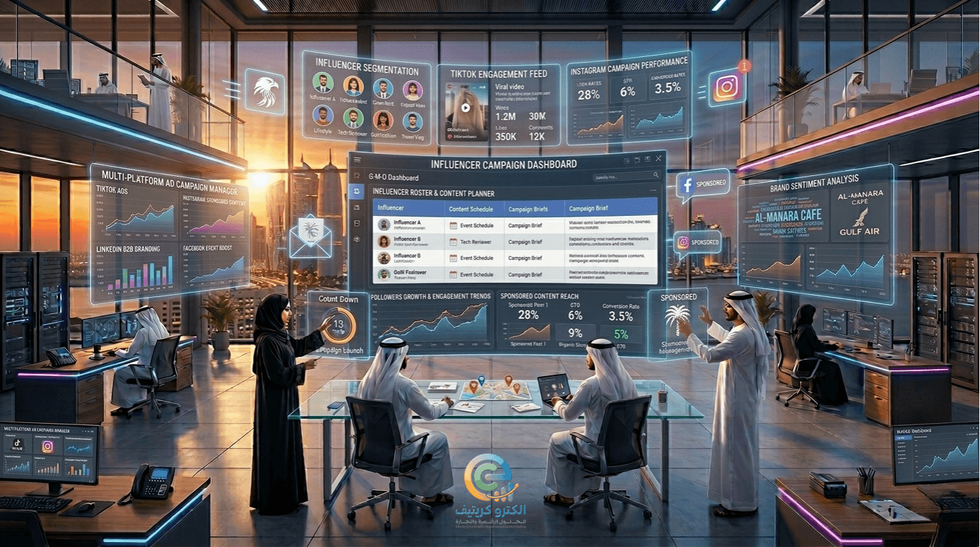 ارتقِ بعلامتك التجارية مع التسويق عبر المؤثرين وإدارة الهوية الرقمية