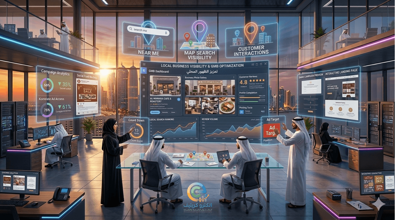 إدارة وتطوير حسابات Google My Business - تواجد محلي قوي يجلب العملاء إليك