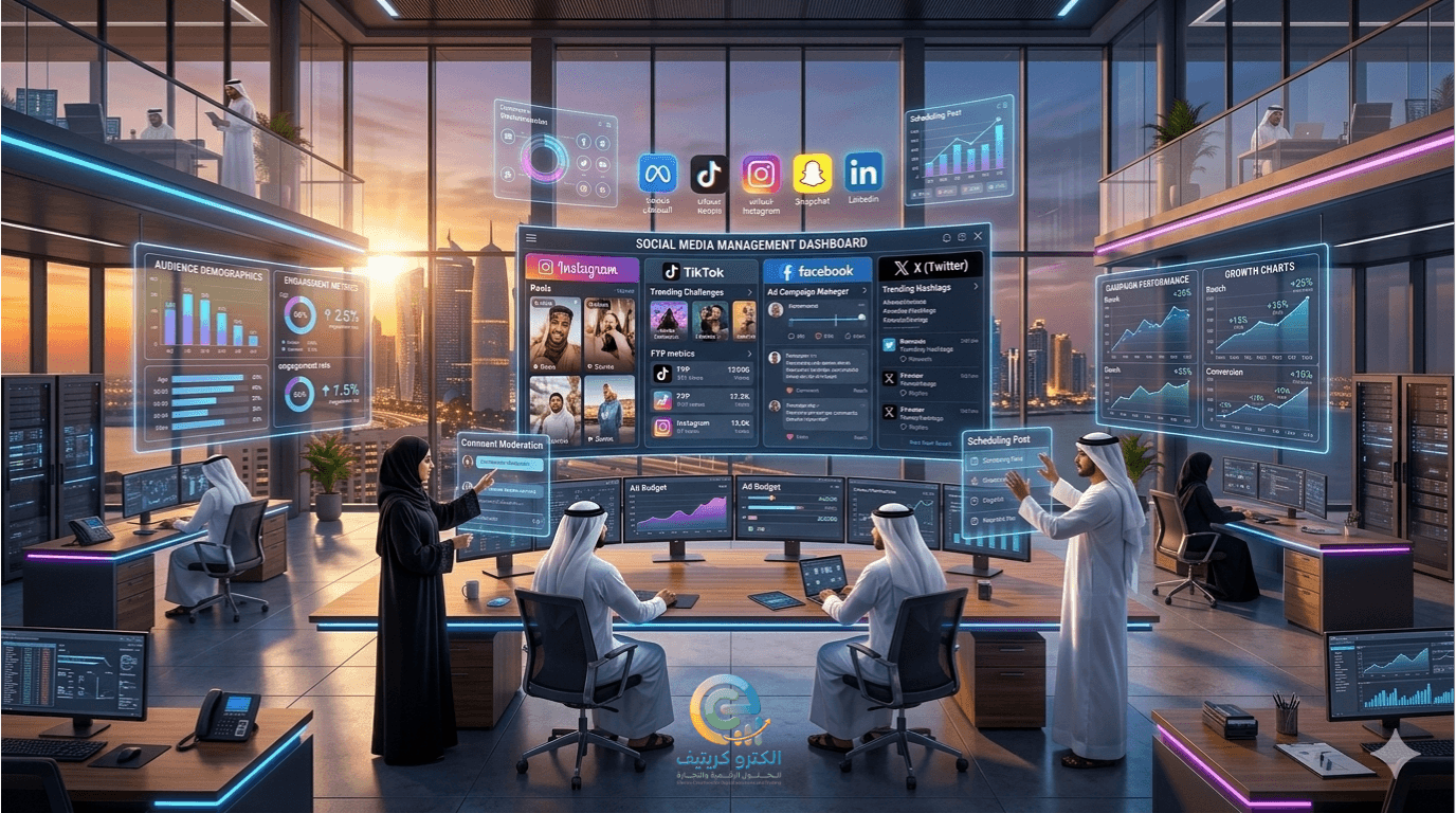 إدارة حملات التسويق عبر السوشيال ميديا - تواجد رقمي مؤثر يعزز علامتك التجارية