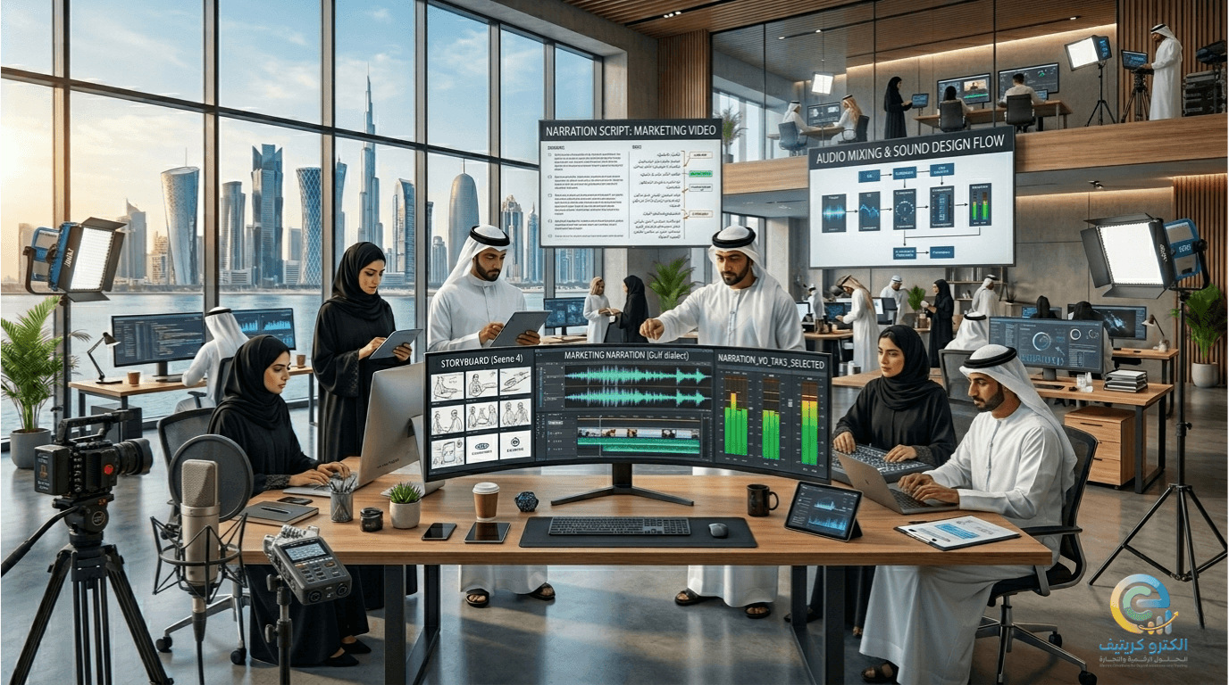 خدمة التعليق الصوتي الاحترافي - صوتك يعبر عن علامتك